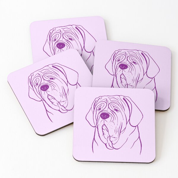 Item preview, Neapolitan Mastiff (Lilac and Purple) designed and sold by illucalliart.