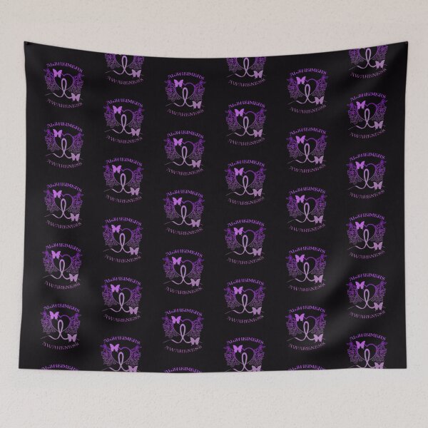 Item preview, Alzheimers Awareness Purple Butterflies designed and sold by HavenDesign.