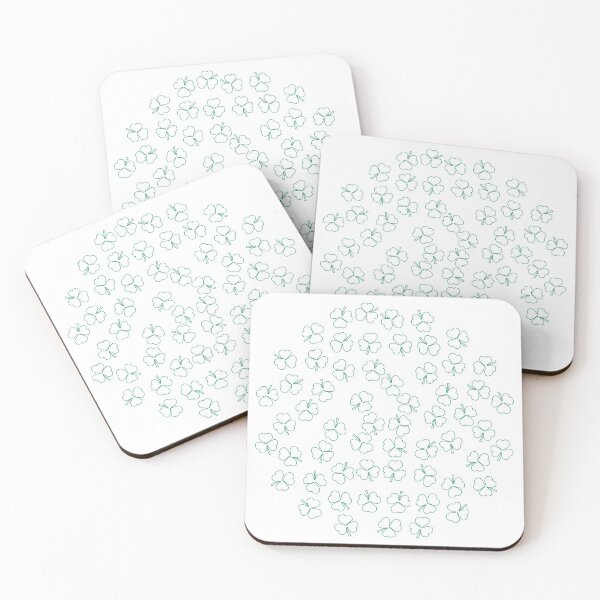 Item preview, Shamrocks Green Outline designed and sold by ellenhenry.