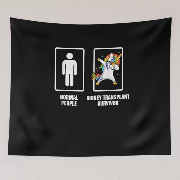 Item preview, Dabbing Unicorn Kidney Transplant Survivor Organ Recipient T Shirt designed and sold by David-Warner.