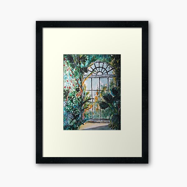 Item preview, Greenhouse watercolor designed and sold by Kuhtina.