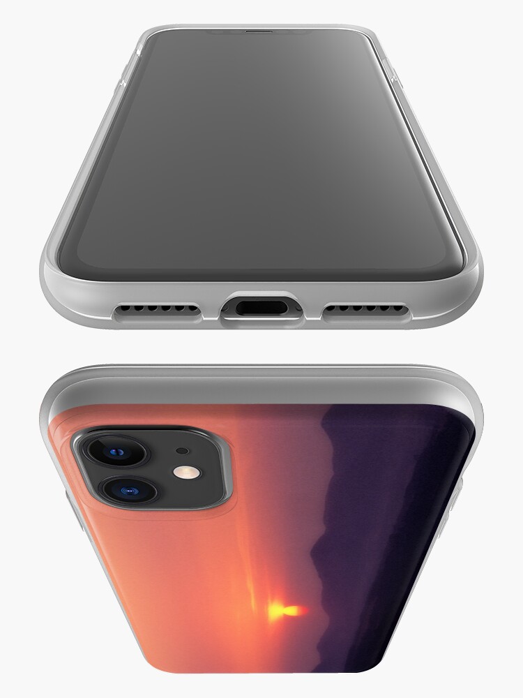 Alternate view of Moorfoot sunset iPhone Case & Cover