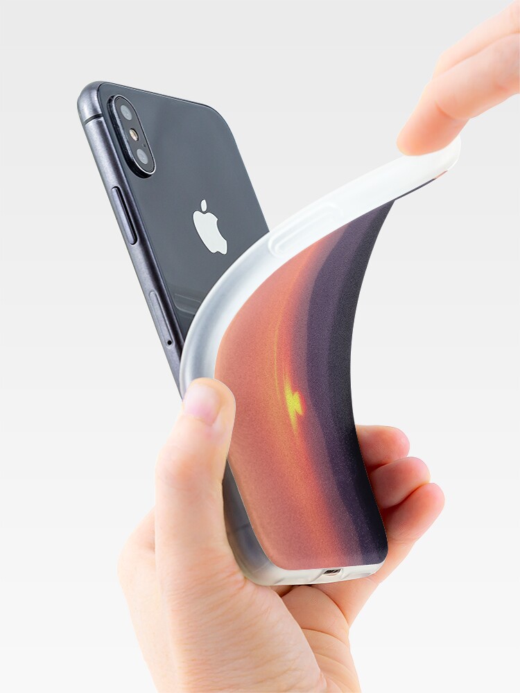 Alternate view of Moorfoot sunset iPhone Case & Cover