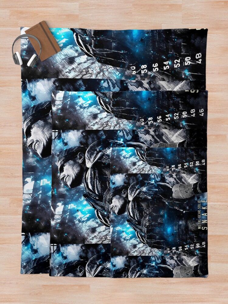 Alternate view of Metal Gear Solid Snake Throw Blanket
