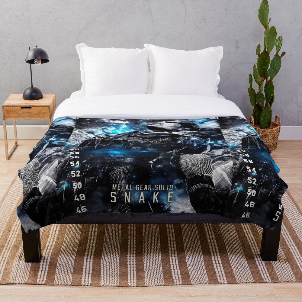 Metal Gear Solid Snake Throw Blanket