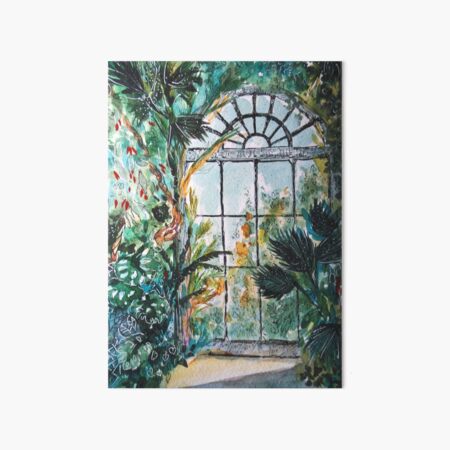 Item preview, Greenhouse watercolor designed and sold by Kuhtina.