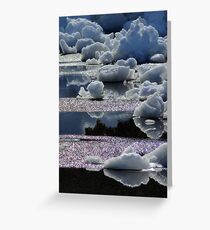Ice Floes... Greeting Card