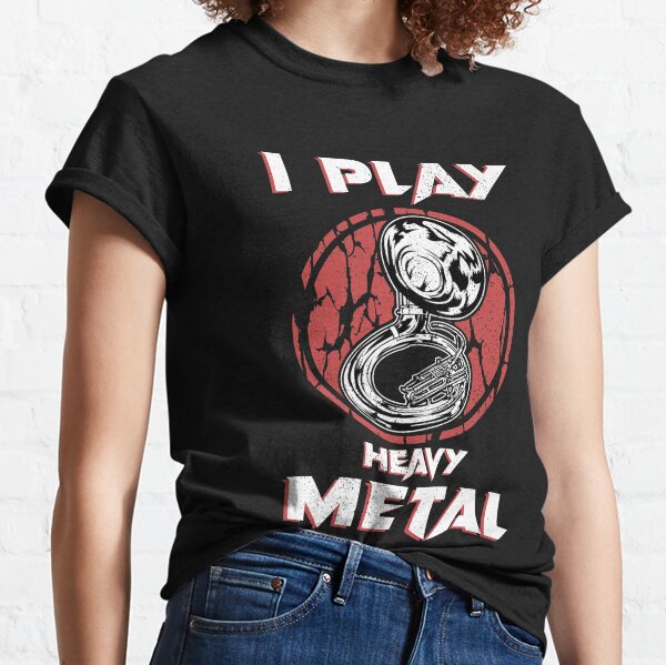 Camiseta Do Sousaphone/tuba do metal pesado jogo