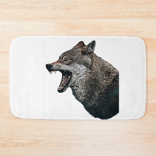 Item preview, Snarling Wolf Color Print  designed and sold by designsasstultd.