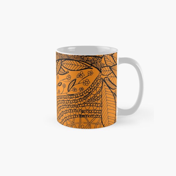 Boho style florals & leaves Classic Mug