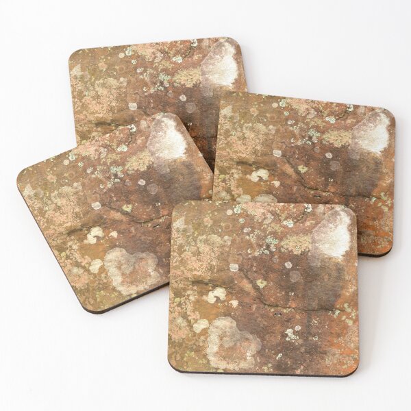 Item preview, Rock Face with Pink Lichen designed and sold by RubySting.