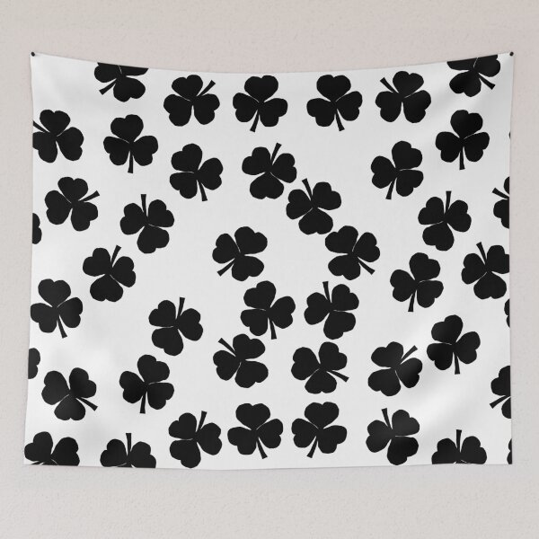 Item preview, Shamrocks Pattern Black designed and sold by ellenhenry.