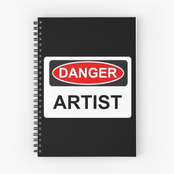 Item preview, Danger Artist - Warning Sign designed and sold by Graphix.