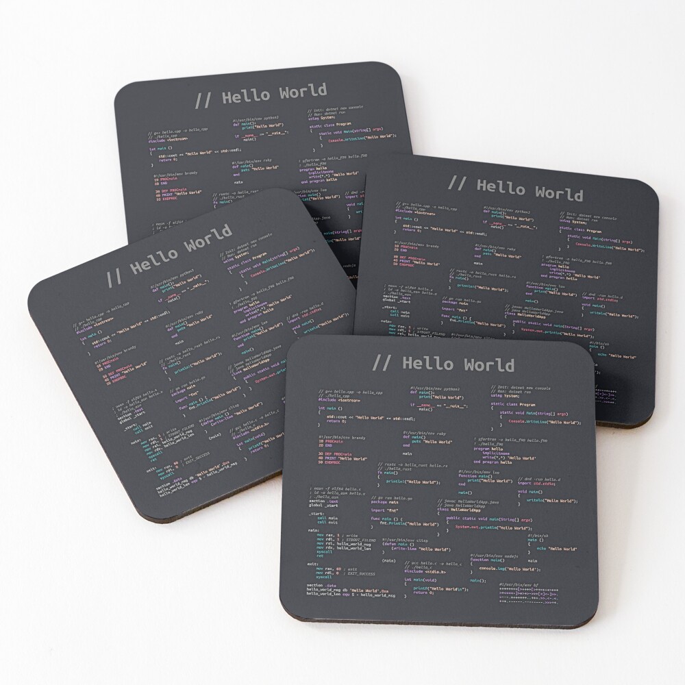 Item preview, Coasters (Set of 4) designed and sold by astrellon.