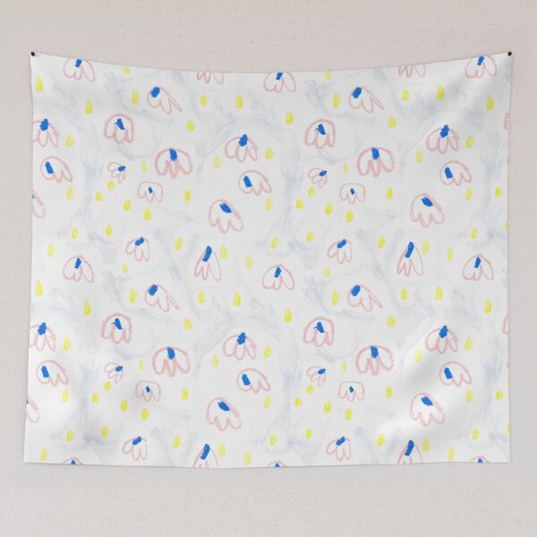 Item preview, Hand drawn ditsy floral designed and sold by bridgetlucy.