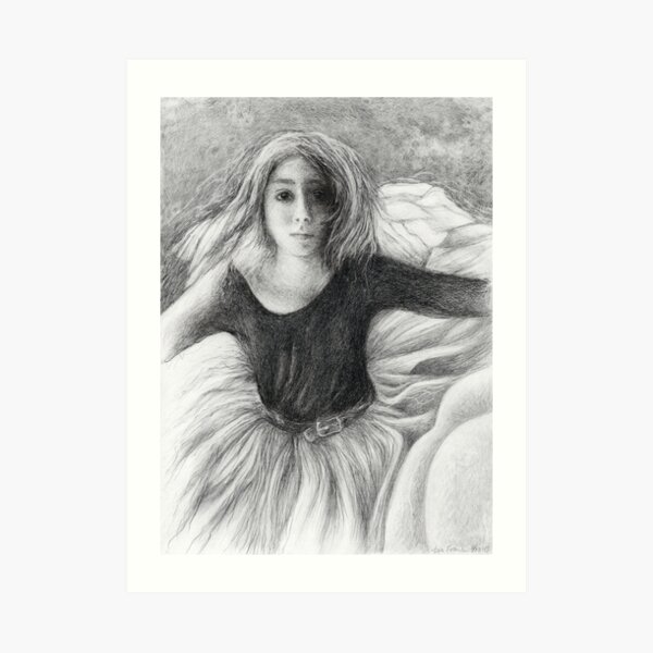 Dancing girl Art Print