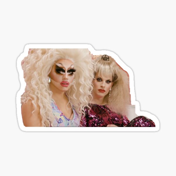 trixie and katya Sticker