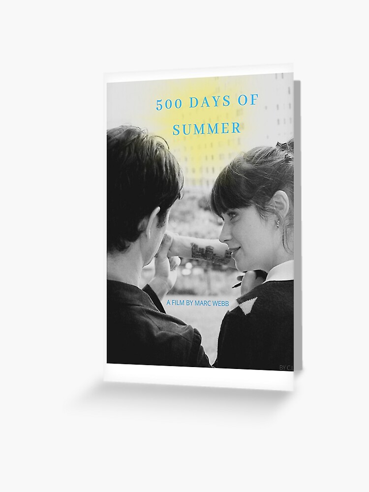 Alternative 500 Days Of Summer Poster Greeting Card By Cathsart Redbubble