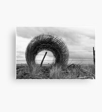 Wire and Wood Canvas Print