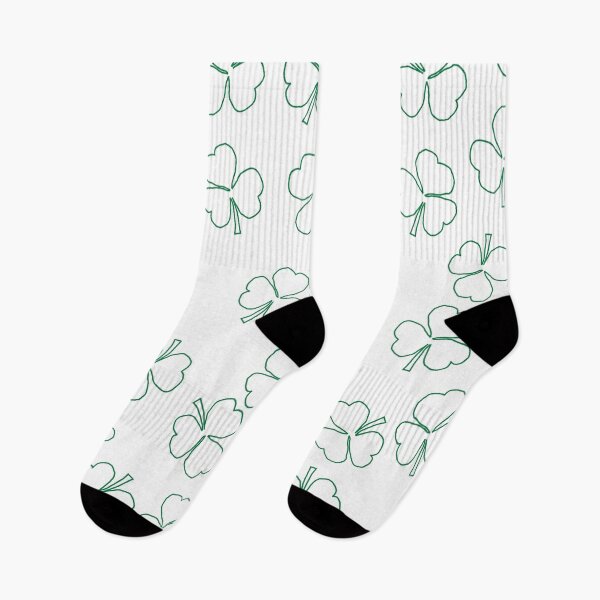 Item preview, Shamrocks Pattern Green Outline designed and sold by ellenhenry.