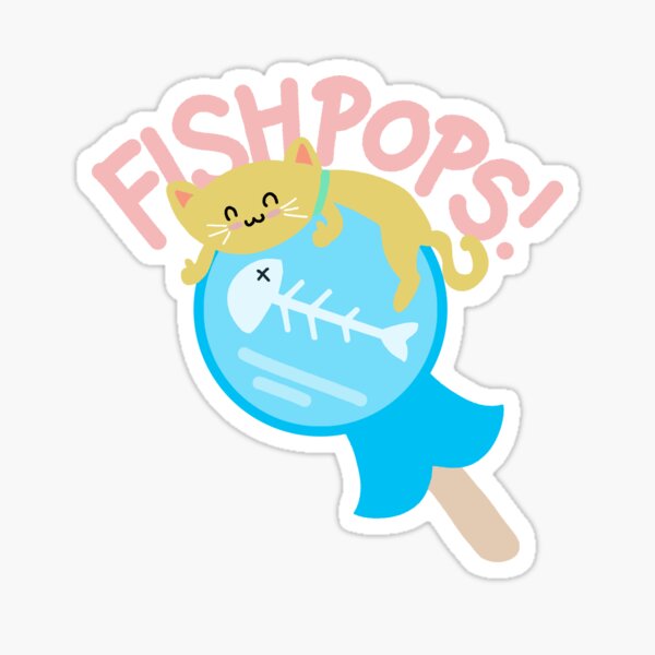 Fishpops! Sticker