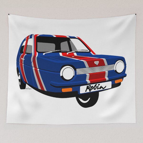 Item preview, Reliant Robin Union Flag designed and sold by car2oonz.