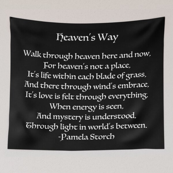 Item preview, Heaven's Way Poem designed and sold by Pamela Storch.
