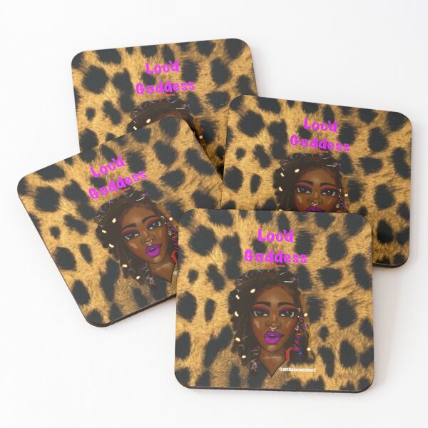 Item preview, Loc’d Goddess - Leopard Print Edition designed and sold by ArtBecomesHer2.
