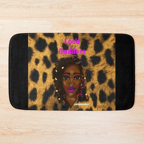 Item preview, Loc’d Goddess - Leopard Print Edition designed and sold by ArtBecomesHer2.