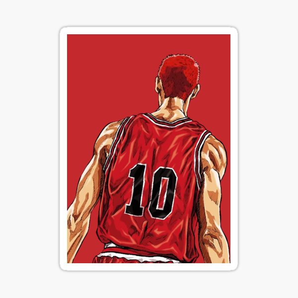 Slam Dunk Hanamichi Sakuragi Sticker