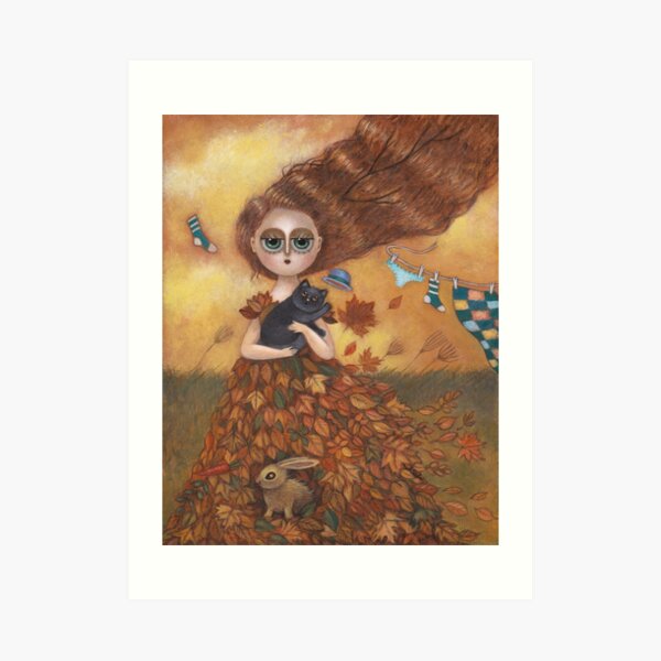 Windy Day Art Print