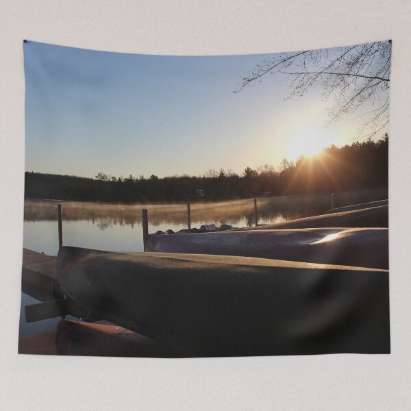 Item preview, Sunrise over Canoes designed and sold by Susie Kramer.