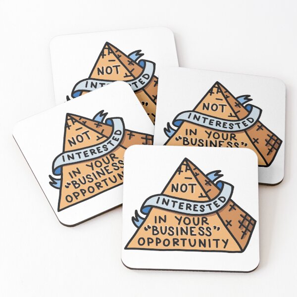 Item preview, Anti-mlm pyramid scheme design designed and sold by Mariah Quick.