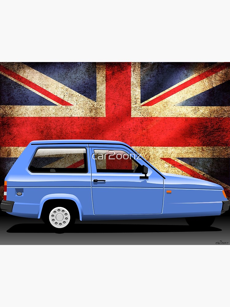 "Reliant Robin 2" Canvas Print by car2oonz | Redbubble