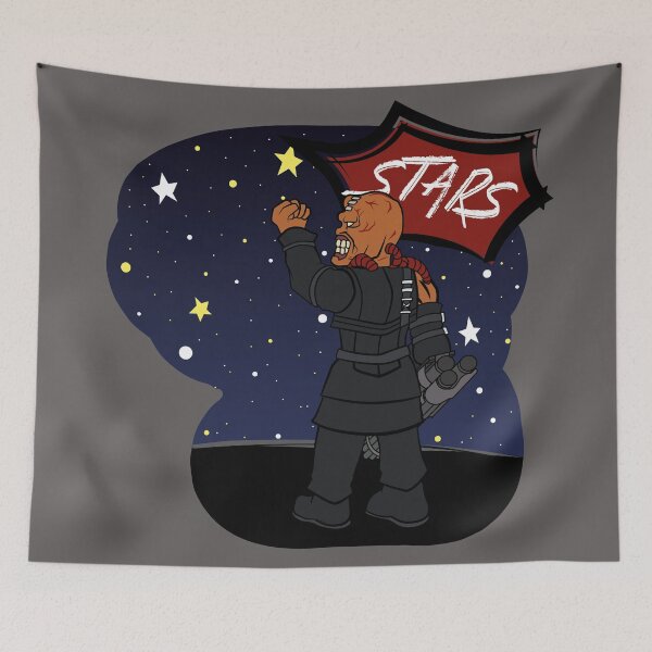 Item preview, Resident Evil 3: Nemesis odia a las estrellas designed and sold by littlebearart.