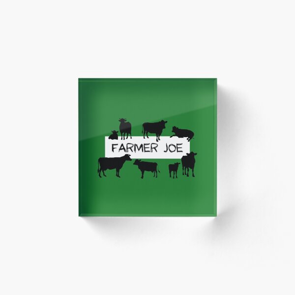 Farmer Joe Acrylic Block
