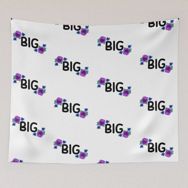 Item preview, big little matching sorority blue and purple flowers  designed and sold by Ella's  Doodles And Designs.