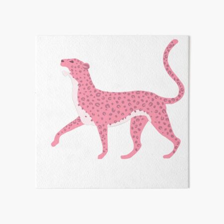 Item preview, Pink Leopard Drawing designed and sold by sydneyurban.