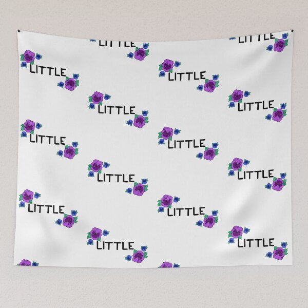 Item preview, big little matching sorority blue and purple flowers  designed and sold by Ella's  Doodles And Designs.