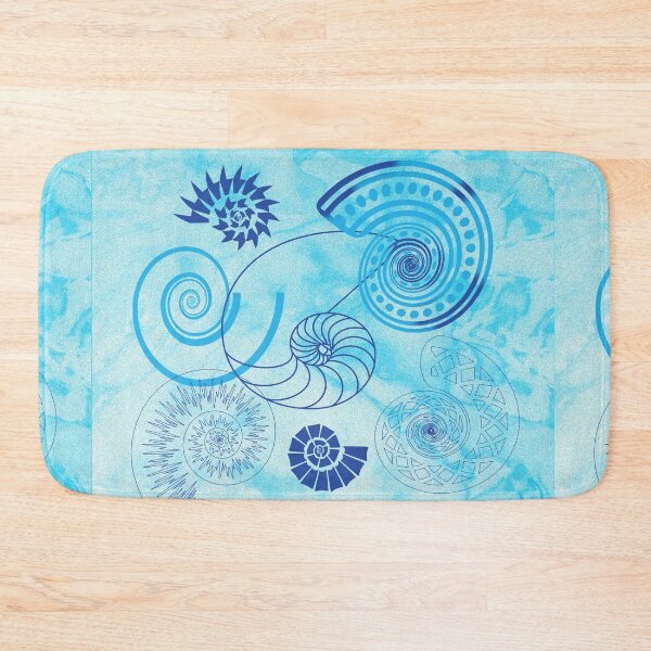 Item preview, Blue Spiral shells designed and sold by FerretSteph.