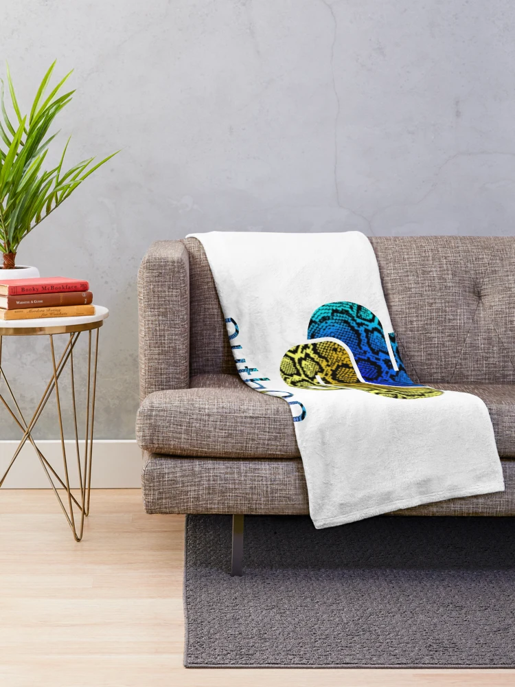 Thumbnail 2 of 6, Throw Blanket, python designed and sold by MAIRACARDOSO.