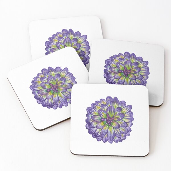 Item preview, Violet dahlia flower designed and sold by susserain.