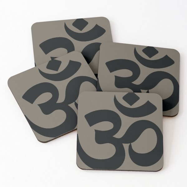 Item preview, Aum Taupe symbol in bold new design designed and sold by kaleokaialoha.