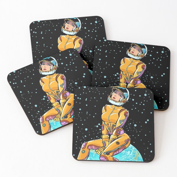 Item preview, Beautiful astronaut girl on earth designed and sold by endi318.