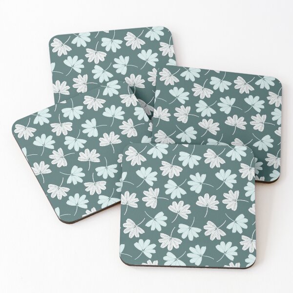 Item preview, Pine & Mint Scattered Leaves designed and sold by Christelle Heyns.