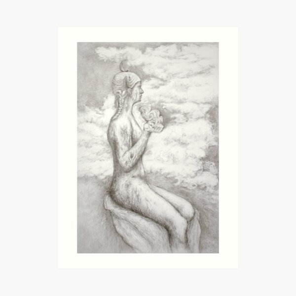 The sky Art Print