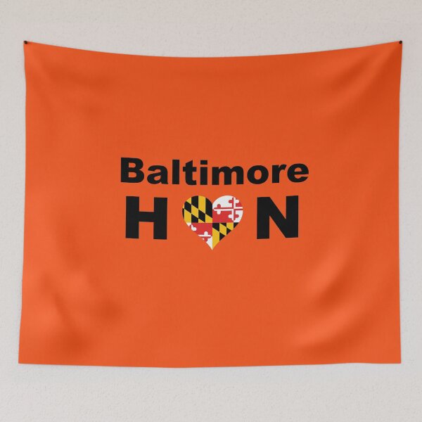 Item preview, Baltimore Hon Maryland Flag Heart I Love Honey designed and sold by Draculaura2009.