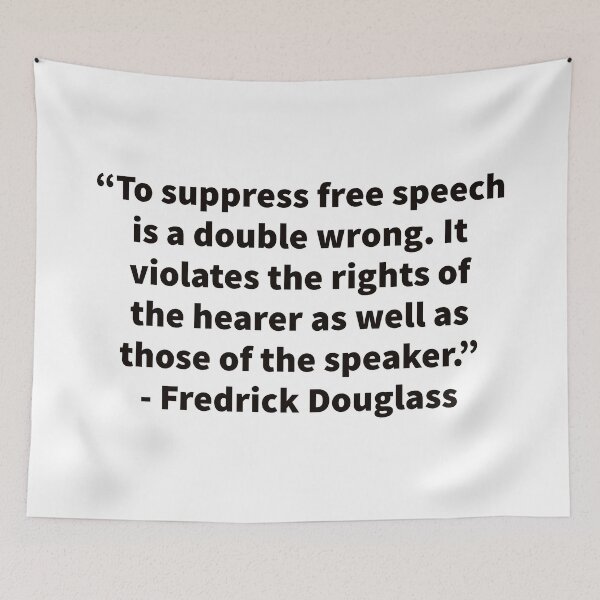 Item preview, Fredrick Douglass on Free Speech designed and sold by Yviemakes.
