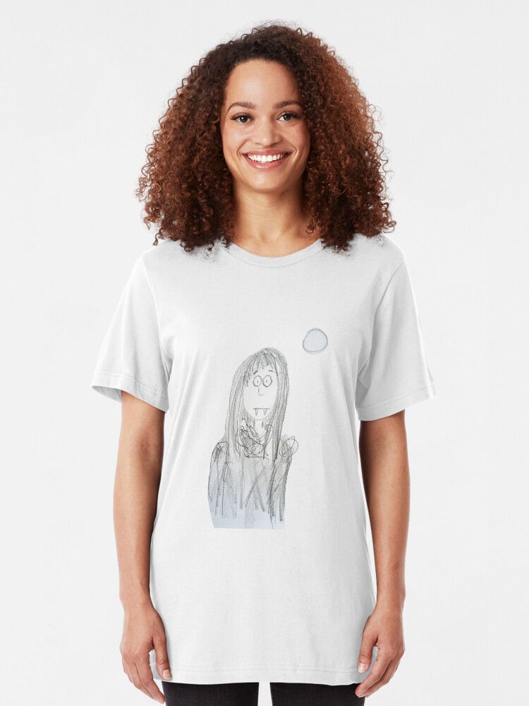 Alternate view of Vampire girl Slim Fit T-Shirt