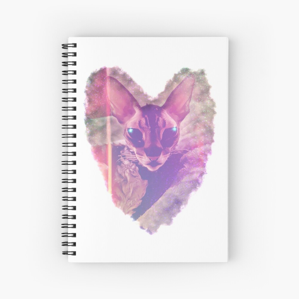 Cosmic Kitty Spiral Notebook